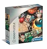 Clementoni- Classic Movies Movies-1000 Pezzi-Puzzle Adulti, Made in Italy, Multicolore, 39720
