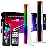 MIWATT Smart Flusso Lampade LED, lampada LED RGB intelligente con effetti di luce multipli, supporto bluetooth, luce d'atmosfera, illuminazione ambientale per PC, decorazione della stanza, TV