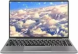 AOCWEI PC Portatile Win 11 Notebook 14' 6+128 GB ROM 1080 FHD 2.4G+5G WiFi Celeron N4020 upto 2.8 GHz Supporta l'espansione SSD 1TB 4.2 USB HDMI Tastiera italiana membrana mouse senza fili-Grigio