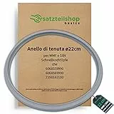 ersatzteilshop basics Anello di ricambio per pentola a pressione Silit e WMF, 3 l, 4,5 l, 6,5 l, 8,5 l, silicone (diametro interno 22 cm)