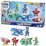 PJ Masks, Animal Power, Giocattolo Hero Animal Trio per età prescolare, Set Action Figure e Veicoli per Bambini e Bambine dai 3 Anni in su