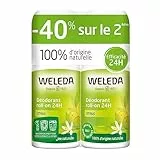 WELEDA - Duo deodorante roll-on 24H Citrus - 2 x 50 ml
