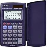CASIO HS-8VERA Calcolatrice Tascabile, Display a 8 Cifre con Euroconvertitore