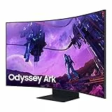 Samsung Monitor Gaming Odyssey Ark (S55BG970), Curvo (1000R), 55'', 3840x2160 (UHD 4K), Mini-LED, HDR10+, VA, 165Hz, 1ms, Freesync Premium Pro, HDMI, WiFi, Bluetooth, Casse Integrate, HAS, Pivot