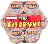 DONAZIONE A BANCO ALIMENTARE - Rio Mare Tonno all'Olio di Oliva, Qualità Pinne Gialle, 7 Lattine da 80 g