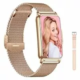 ECOSOON Smartwatch Donna, Orologio Smartwatch Donna Impermeabile IP68 Contapassi Polso Donna con Cardiofrequenzimetro, SpO2, Sonno, 123 Sportivo, Smart Band Orologio Fitness Donna per Android iOS