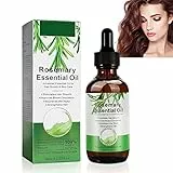 Olio Essenziale Di Rosmarino Per La Crescita Dei Capelli 60ML, Sopracciglia e Crescita delle Ciglia, Cura Della Pelle, Promuove Thicker, Fuller and faster Growing Hair