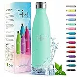 HoneyHolly Borraccia Termica, 18/8 Acciaio Inox Bottiglia Termica - 750ML - Senza BPA Borraccia Palestra, Isolato Sottovuoto, Antigoccia, Bottiglia Acqua Termos per Scuola, Sport, Ufficio