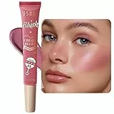 Fard in crema per le guance | Fard Mousse Liquida in Crema | Fard in crema opaca per guance idratanti a lunga tenuta, trucco per labbra con guance naturali Itrimaka