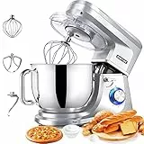 CHeflee 1800W Impastatrice Planetaria Multifunzione Professionale, Capacità 7,2 Litri Ciotola, 6 Velocità, Ad alta potenza Multifunzione Mixer
