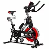 GOVITA Cyclette PROFESSIONALE Allenamento Spin Bike AEROBICO Home Trainer, Bici da Fitness, Spinning