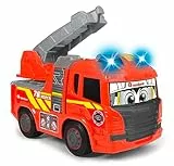 Dickie Happy Camion Pompieri Rosenbauer Motorizzato, 25 cm, Luci e Suoni, 2 Anni, 203814016