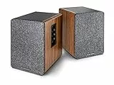 Wavemaster Base - Sistema di altoparlanti da scaffale (30 Watt) con streaming Bluetooth e uscita cuffie, scatole attive, uso per TV/Tablet/Smartphone (66500)