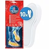 THE HEAT COMPANY Scalda-Suole - 10 paia - EXTRA CALDO - Scaldapiedi - 8 ore piedi caldi - pronti all'uso - autoriscaldante - puro naturale - Taglia MEDIUM: 39-41