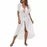 Codkkre Copricostume Donna Mare Kimono Donna Mare Copricostumi Mare Donna Copri Costume Da Spiaggia Donna Copricostume Donna Mare Sexy Bikini Cover Up Vestiti Da Mare Donna Abito Mare Donna Bianco