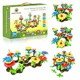 Desire Deluxe Giocattolo da Costruzione Floreale 54 Blocchi Giocattolo da Costruzione da Giardino Floreale Set di Composizioni Floreali Set da Gioco per Costruzioni E Costruzioni Giocattoli