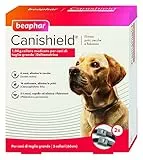 Beaphar Canishield Collare Antiparassitario Large 65cm, 2 collari per Cani - Collare Antipulci e Antizecche