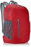 Amazon Basics Ultralight Packable Day Pack, Red, 25L