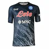 SSC Napoli Uomo T-Shirt, Blu Navy, L