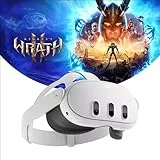 Meta Quest 3 512Gb — Realtà mista rivoluzionaria — Prestazioni potenti — Bundle Asgard’s Wrath 2 e Meta Quest+