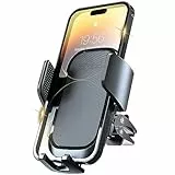 Eono Supporto Cellulare Auto, Portacellulare per Bocchette di Ventilazione, Smartphone Telefono Girevole a 360°, Compatibile con iPhone 12/13/ 14 Plus Pro Pro Max, Samsung, e Altro