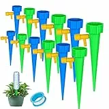 Flintronic Irrigazione Automatica per Piante, 20 Pezzi Irrigatori a Goccia Set, Irrigazione Goccia Automatica, Regolabile Irrigazione a Goccia con Valvola di Controllo per Interni Esterni Giardino