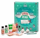 Paladone- Central Perk-Calendario dell'Avvento per 12 Giorni di Bagno, Programma televisivo Amici Conto alla rovescia per Natale, Colore Azul, PP6879FRTX