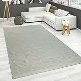 Paco Home Tappeto Lavorato a Mano in Tessuto Liscio 100% Lana Stile scandinavo in Diversi Colori, Dimensione:200x300 cm, Colore:Natura