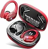 Cuffie Bluetooth Sport, Auricolari Bluetooth 5.3 con 2 HD Mic, 75 Ore di Riproduzione