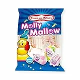 CASA DEL DOLCE Molly Mallow Striato Rosa, Marshmallow Sfuso, Busta da 1 Kg, Ideale per Feste di Compleanno, Senza Lattosio e Gluten Free