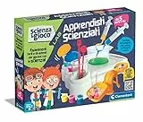 Clementoni Lab-Apprendisti scienziati-kit esperimenti di scienza, gioco scientifico bambini 5 anni+, laboratorio di chimica, versione in italiano, Made in Italy, Multicolore, Medio, 19269
