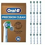 Oral-B Testine Di Ricambio Pro Precision Clean, 16 Testine, Adatto Per Buca Delle Lettere