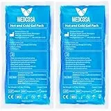 Medcosa - Impacco multiuso | 2 impacchi ghiaccio gel per infortuni, dolori muscolari, sciatica, emicrania e altri dolori | Kit con impacchi riutilizzabili per terapia del freddo/caldo