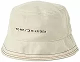 Tommy Hilfiger Cappello da Pescatore Uomo TH Skyline Bucket Hat, Beige (Stone), Taglia Unica