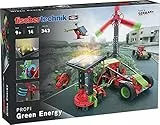 fischertechnik 559879 Profi Green Energy – Costruzioni per Bambini da 9 Anni, Set di esperimenti per energia Solare, eolica e idrica, con Pannelli e Motore Solare, Gioco educativo