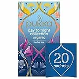 Pukka Herbs | Day to Night Collection | Selezione di 5 tisane bio | 20 filtri