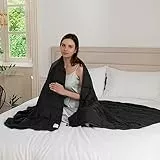 Good Nite Coperta ponderata Benessere Antistress coperta pesante Sensoriale Rilassante per Adulti coperta ponderata bambini Grigio 4kg 125x150cm