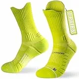 Rahhint Coolmax 3 Paia Calzini Compressione Uomo Running Uomo Calze da Corsa Trekking Uomo Anti-Vesciche Con Cuscino a Zone Ventilazione in Rete e Supporto Dell'arco Plantare, Sportivi Taglia 35-51