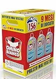 Omino Bianco - Detersivo Lavatrice Liquido, 156 Lavaggi, Rispetta Colori e Tessuti, Fresco Profumo con Essenza di Muschio Bianco, 2600 ml x 3 Confezioni
