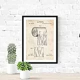 Nacnic Stampa artisticha sfondo VINTAGE, brevetto carta igenica. Manifesti con invenzioni e vecchi brevetti. Poster vintage, disegni, progetti, invenzioni famosi disegni.