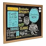 Amazon Basics - Lavagna, 43 x 58,4 cm, Nera