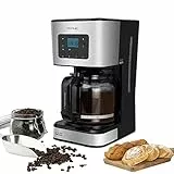 Cecotec macchina per caffè americano Coffee 66 Smart. Display Digitale, Tecnología ExtemeAroma, Capacidad de 1,5L, Caraffa Termoresistente