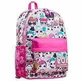 L.O.L. Surprise! Zainetto Bambina Zaino Scuola per Ragazze Zaino Scuola Elementare Bambina Cartella Scuola Tempo Libero Viaggio Accessori LOL Idea Regalo per Bambine (Rosa/Multi)