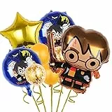 8 Pezzi Decorazioni Compleanno Harry Potter Palloncini, Decorazioni magiche compleanno, Palloncini Foil Magic Wizard Decorazioni, Palloncini foil di Harry Potter, per Feste di Compleanno per Bambini