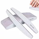 GeekerChip Lime per Unghie Professional(15 Pezzi), Lime per Unghie Grana 100/180 Lavaggio Bilaterale Lavabile per Uso Domestico e Salone