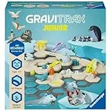 Ravensburger - Gravitrax Junior - Starter Set - Ice - 27060 - Gioco di Costruzione STEM - Circuiti di Sfere creativi - Colorato - 100 Pezzi - da 3 Anni Fino a 7 Anni - Versione Francese