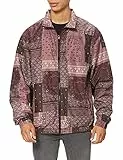 Urban Classics 90's Track Jacket Giacca, Bandana AOP, M Uomo