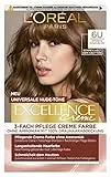 L'Oréal Paris Colore permanente per capelli per ogni tono della pelle, colorazione senza ammoniaca, tonalità nude universali con copertura completa dei capelli grigi, crema eccellente, n. 6U biondo