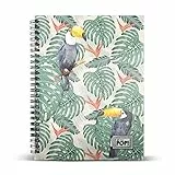 Oh My Pop! Tucan-Quaderno a Quadretti DIN A4