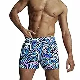 Pantaloni da uomo per attività all'aria aperta, ad asciugatura rapida, a cinque punti, da nuoto, con stampa primaverile, Lse Flower Beach, estivi, da uomo, gialli, traspiranti, da nuoto, da uomo,